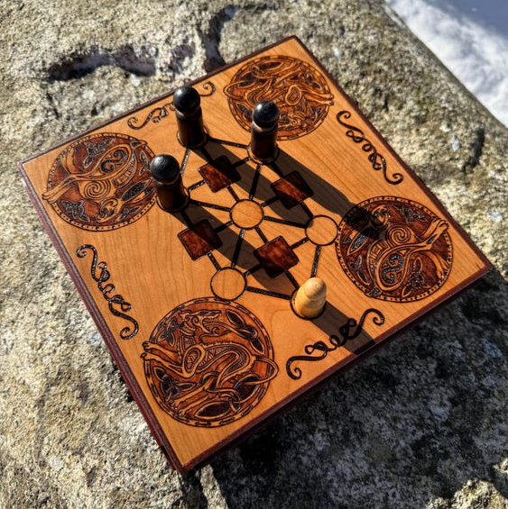 Jeu en bois massif fabriqué à la main
